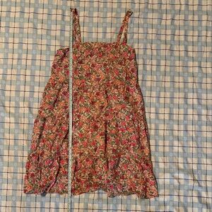 Old Navy Floral Dress with Pink and Orange Accents